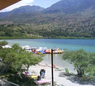 Kournas lake 3 km entfernt 