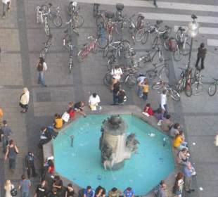 Uitzicht raadhuis marienplatz