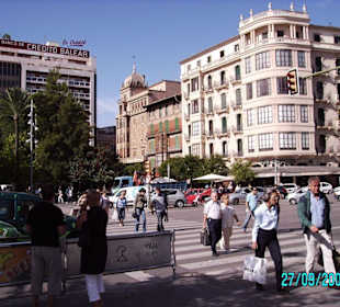 Verkehrsreicher Place Espanya