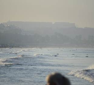 Spaziergang am Strand Richtung Side