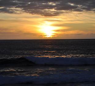 Kiosko 7 Islas - Sonnenuntergang von der Terrasse 