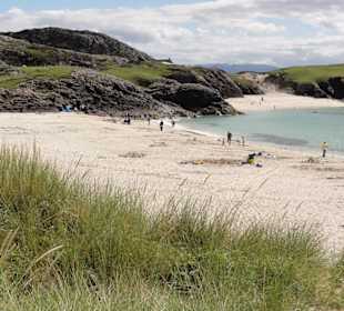 Die beiden Strände der Clachtoll Bay