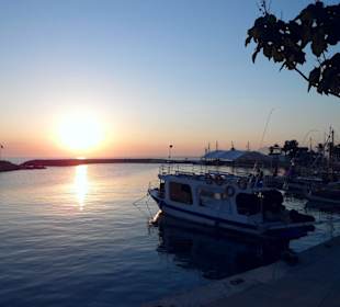 Sonnenuntergang an der Promenade