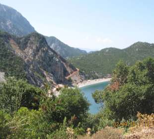 Tsilaros Bucht in sicht