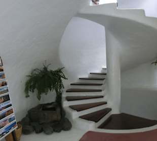 Treppe zur Aussichtsterrasse