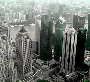 Blick vom Jin Mao Tower