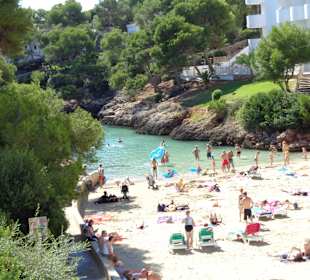 Strand vor dem Hotel