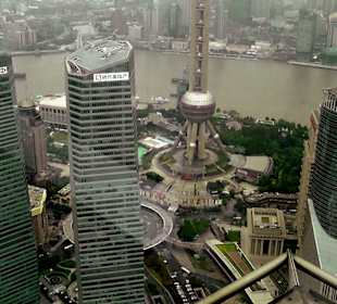 Blick vom Jin Mao Tower