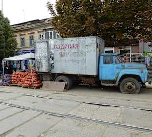 Obst und Gemüse gab es auch