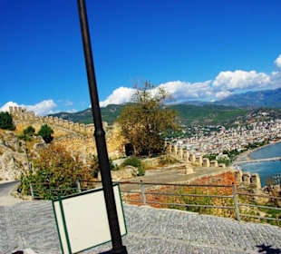 Burg von Alanya (Ic Kale) An&/Abfahrt