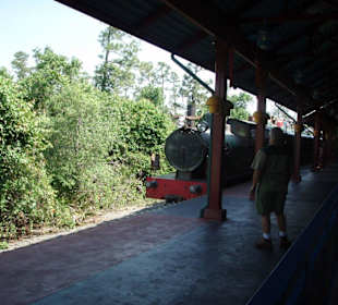 Bahnstation des Wildlife Express 