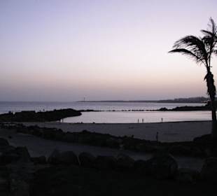 Playa Flamingo am Abend