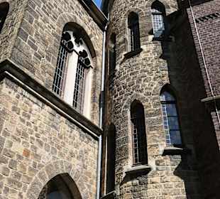 Im Innenhof vom Grashaus am Fischmarkt