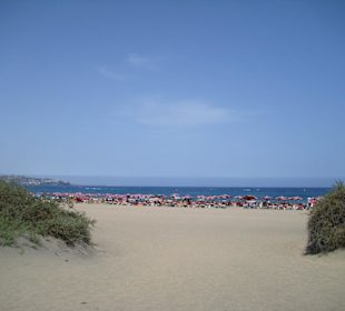 Der Strand in ca. 10 min zu Fuß erreichbar