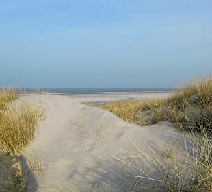 Sonne Dünen und Meer