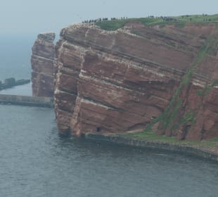 Bei einem Ausflug nach Helgoland