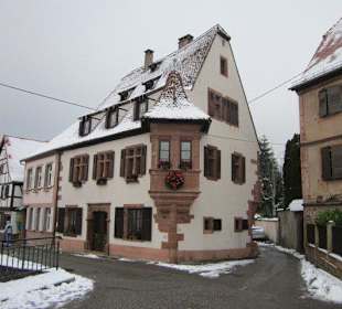 Altstadt Wissembourg im Winter