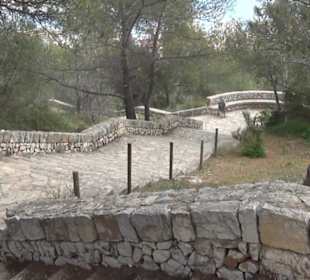 Treppe zur Carrer de Bellver