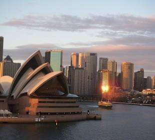 Sonnenaufgang Hafen Sydney