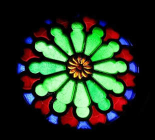 Fensterrose in der Klosterkirche