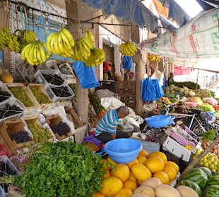 Typischer Laden im Souk von Tiznit