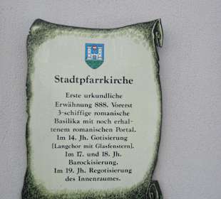 Beschreibung Stadtpfarre Wels