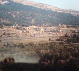 Blick zum Escorial