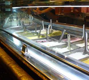 Giolitti Eisvitrine