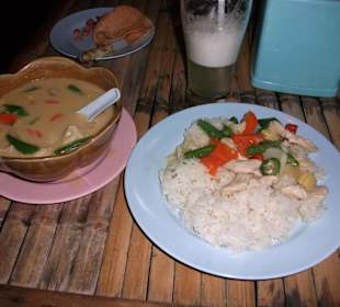 Leckeres Essen ca. 130 Baht