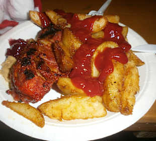 Блюда на рынке - 3-4 евро