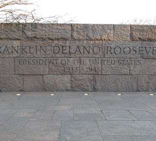 Franklin D. Roosevelt Memorial 