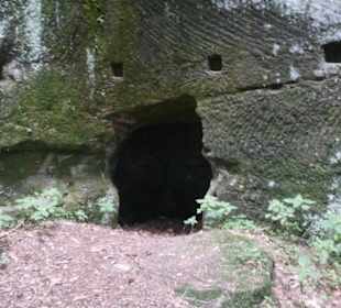 Im Felsen Wohnräume der Arbeiter