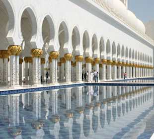 Sheikh Zayed Moschee in Abu Dhabi