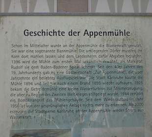 Infotafeln an der Alb