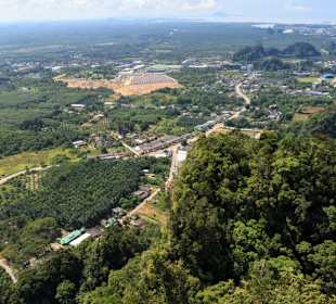 Ausblick vom Tiger Cave Tempel