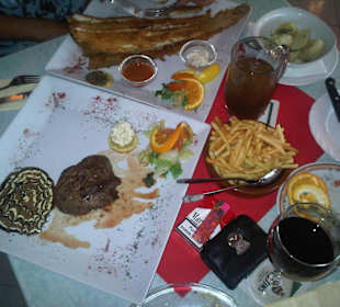 Seezunge und Filet Steak