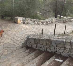 Treppe zur Carrer de Bellver