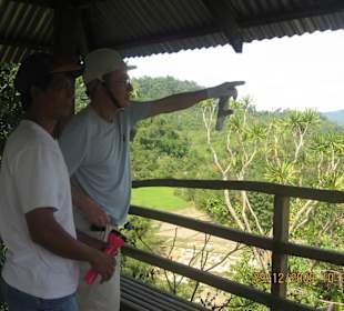 Auf der Aussichts Plattform