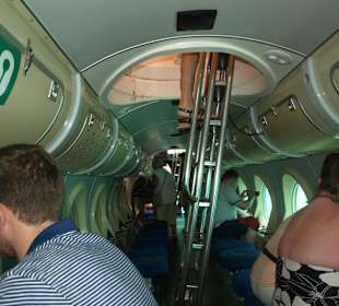 Das innere des Bootes