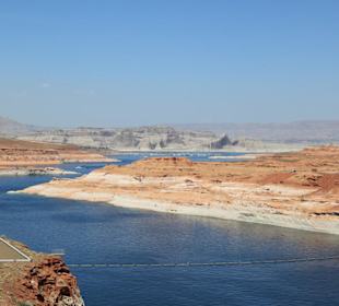 Lake Powell vor dem Glen Canyon Staudamm
