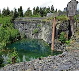 Am Schiefersee, dem ehemaligen Tagebau