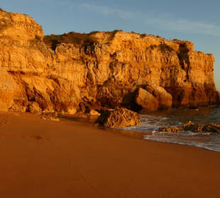 Sonnenuntergang bei Praia da Coelha (Hasenstrand)
