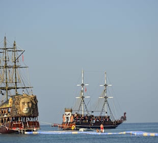 Spaziergang am Strand Richtung Side