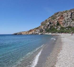 Der Strand von Preveli