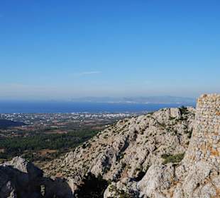 Blick von der Burg ins Tal