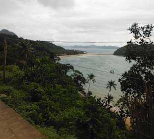 Widok na Corong Corong Beach