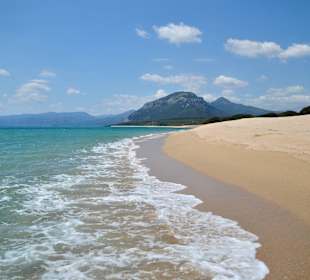 Strand in der Vorsaison