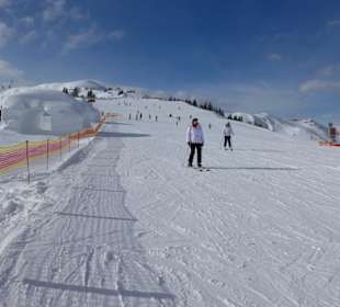 Piste vom Kreuzkogel zur Gondelbahn