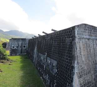 Festungswand Brimstone Hill Festung