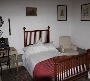 Blick ins Schlafzimmer